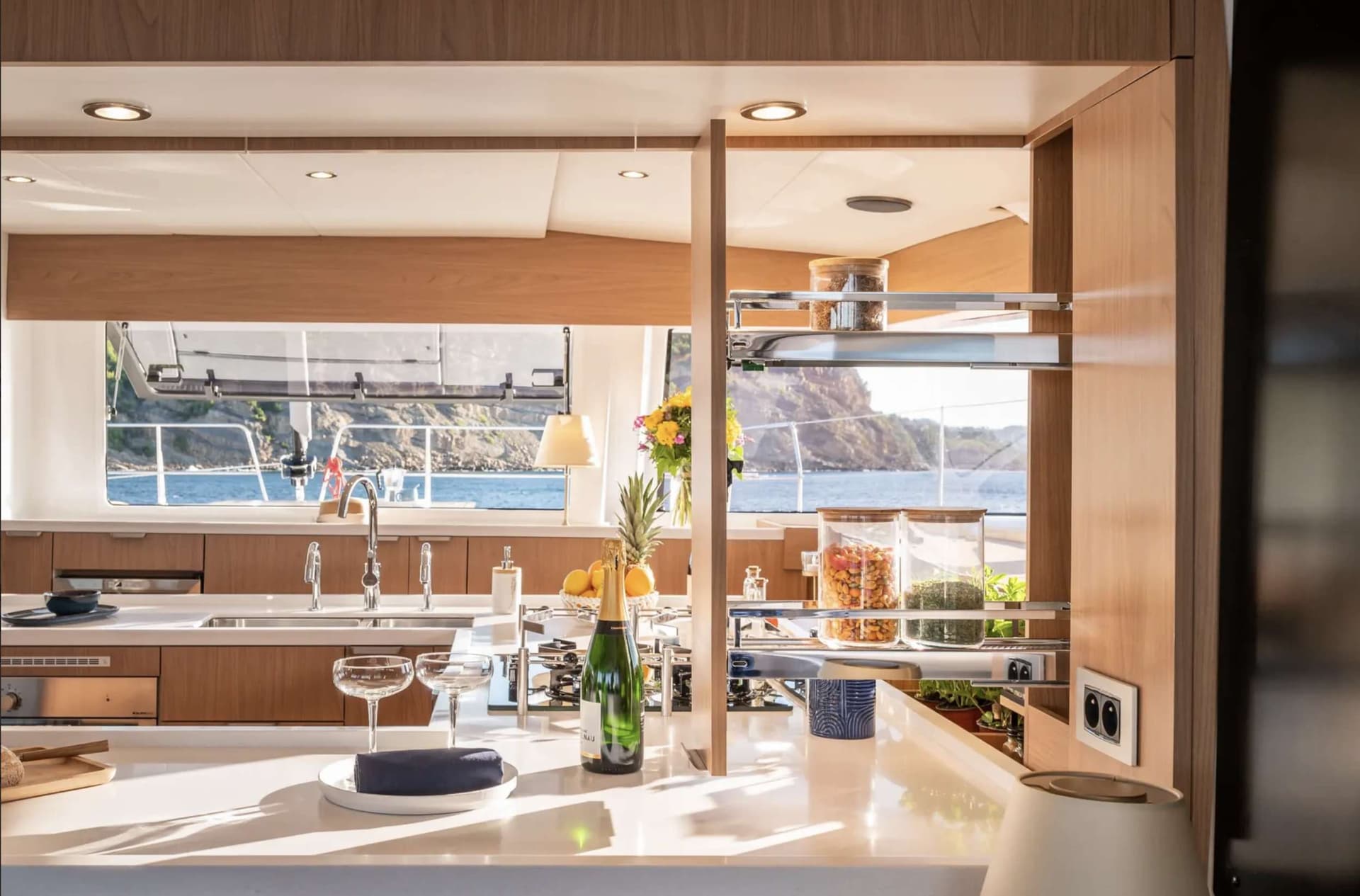 Main salon galley