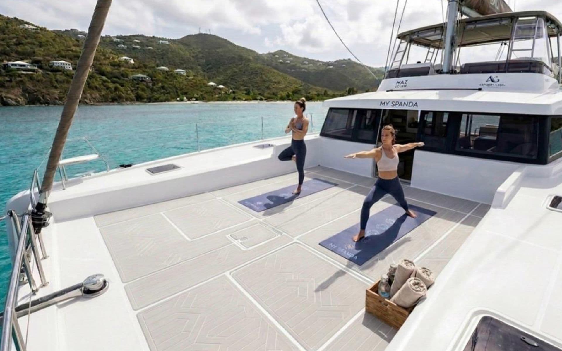 AI rendering of yoga deck. Final design will be similar.