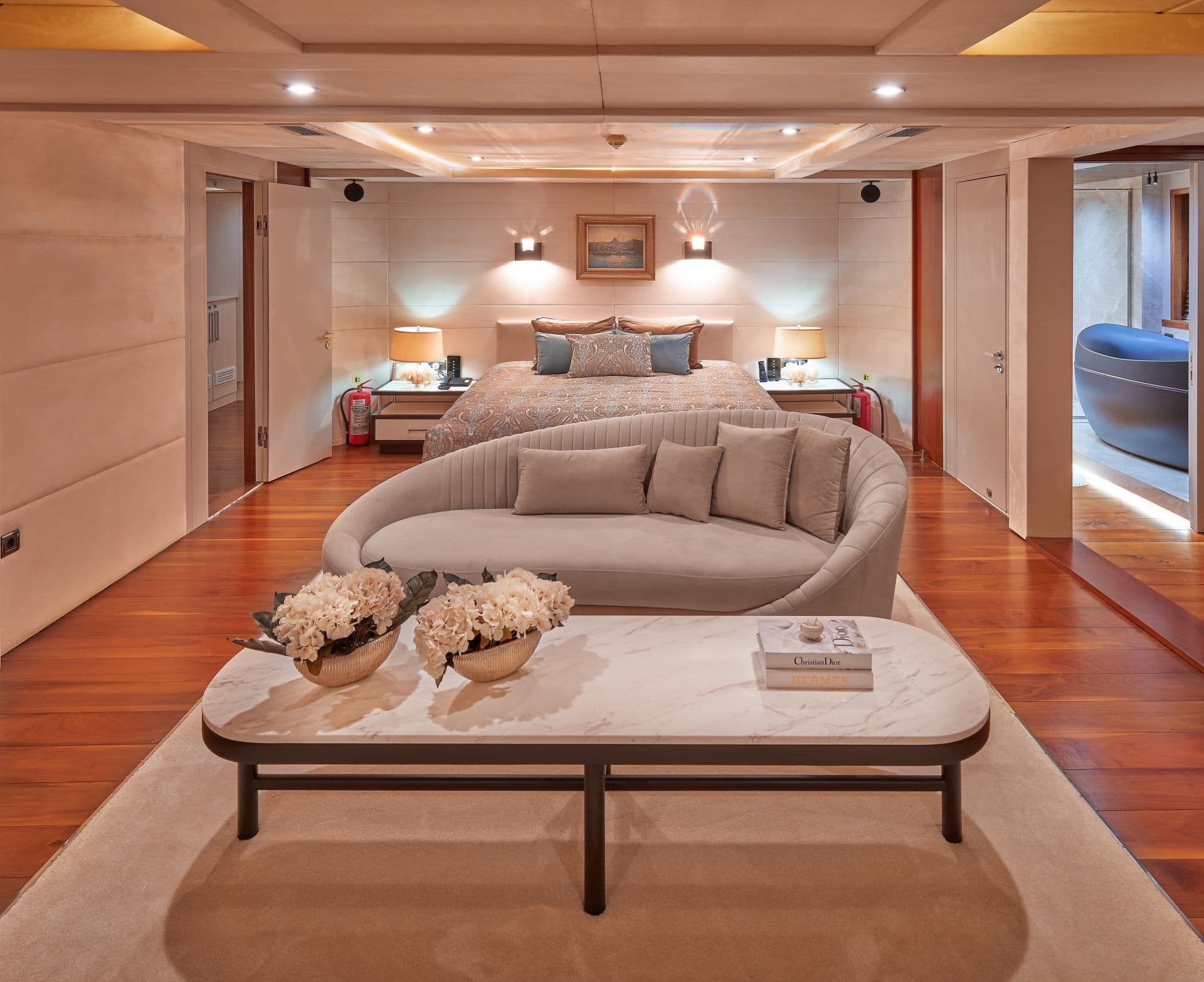 Master Bedroom within the main suite.