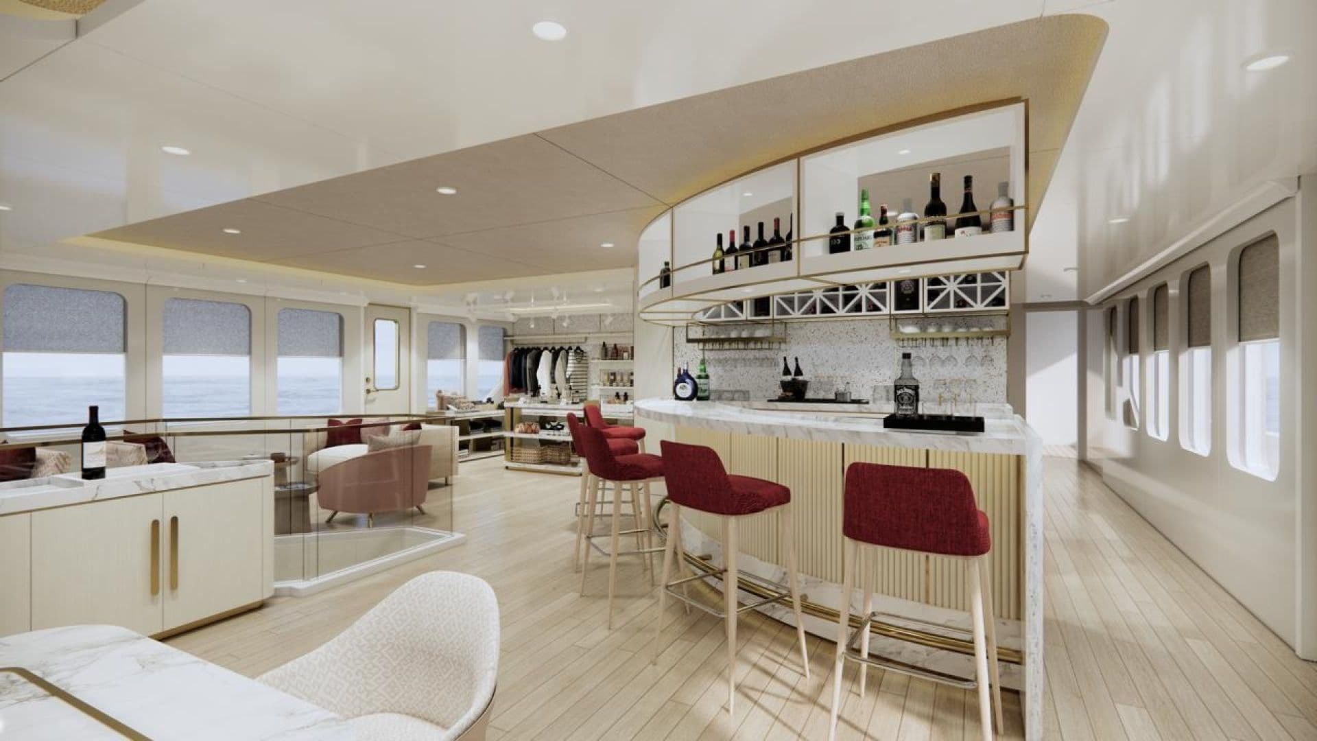 Bar Main Deck Rendering