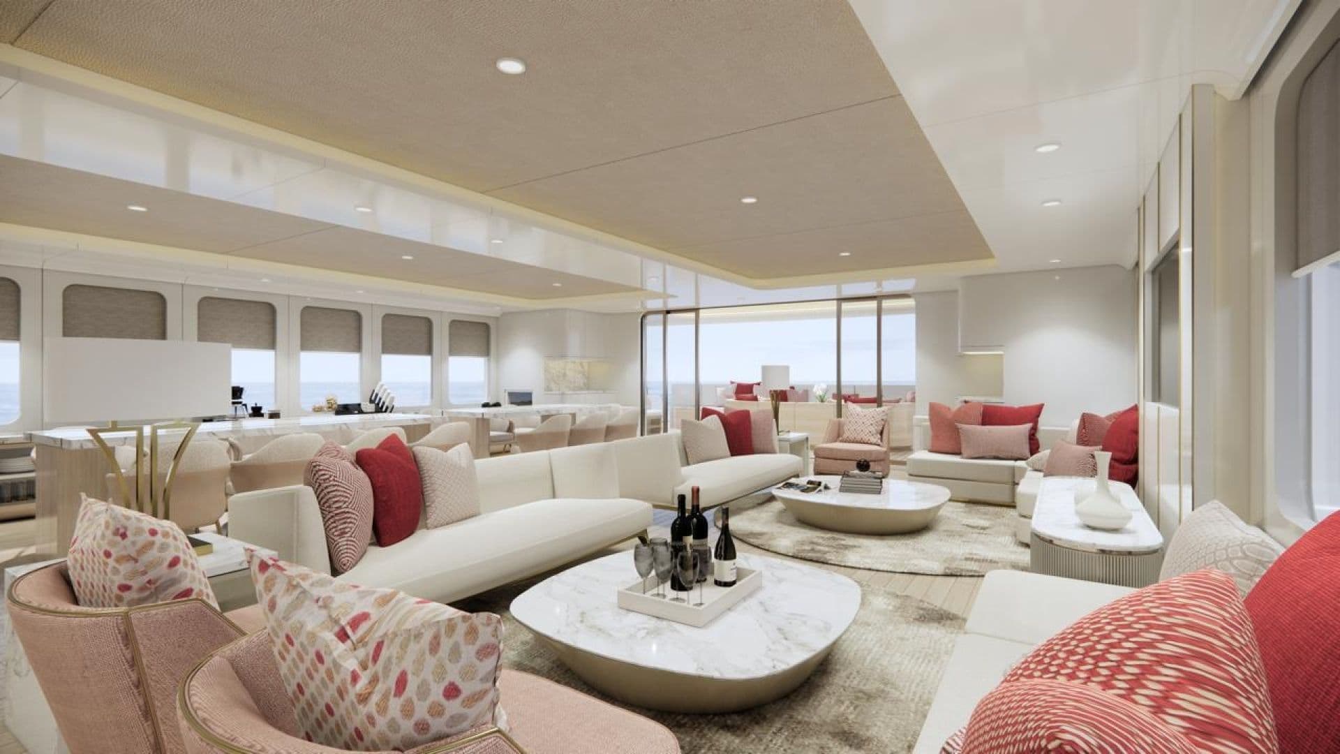 Main Salon Main Deck Rendering