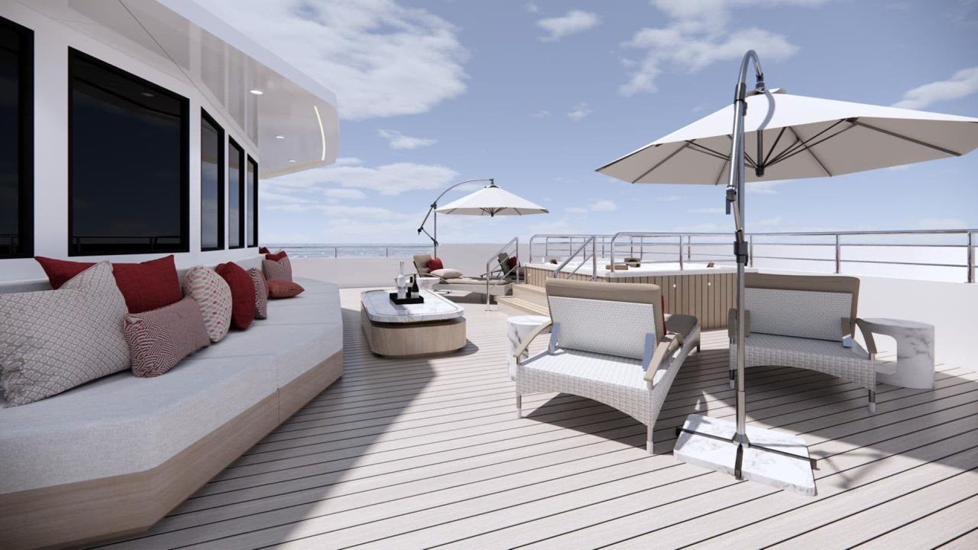 Sun Terrace Sun Deck Rendering