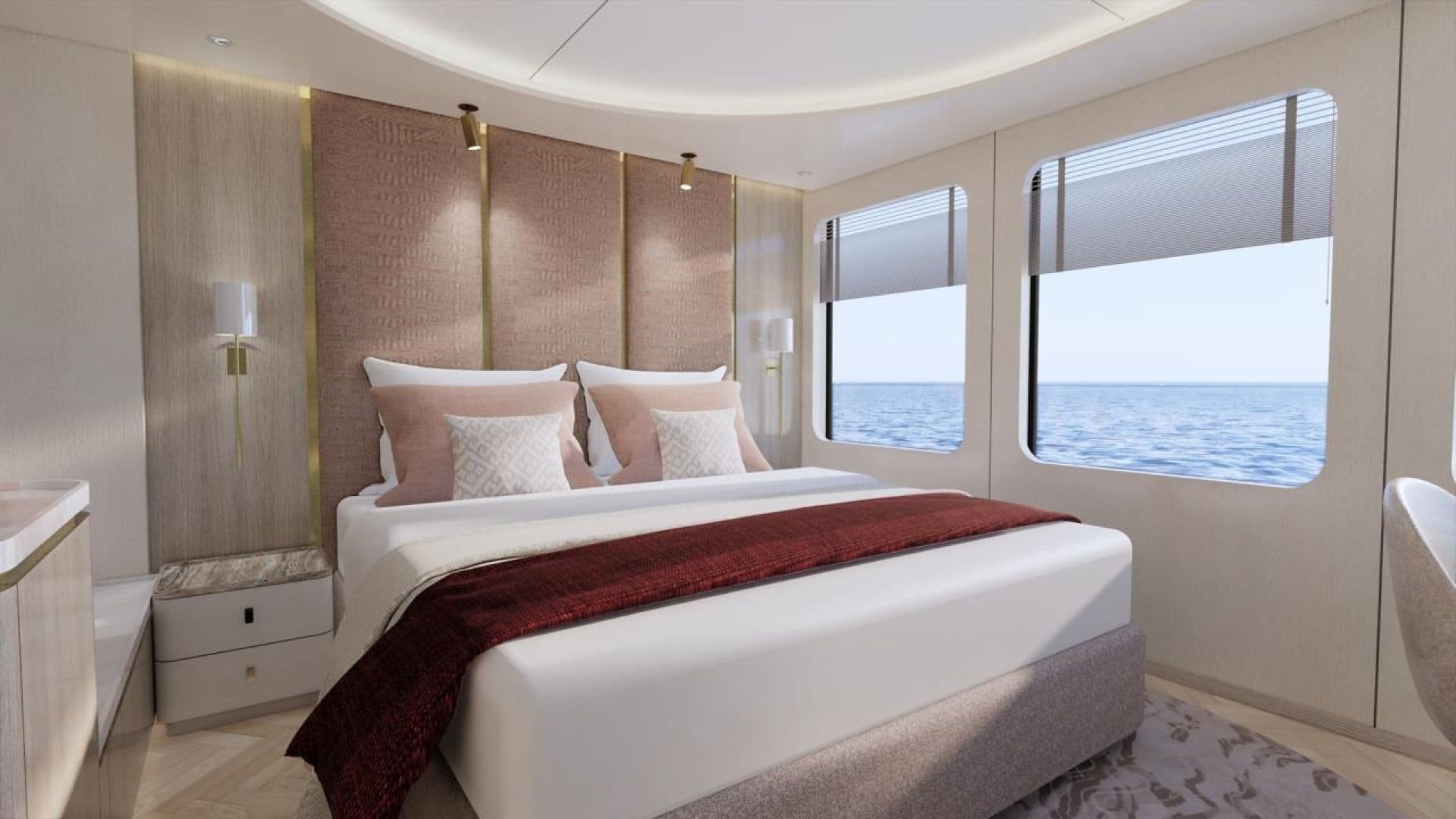 Guest Cabin Upper Decks Rendering