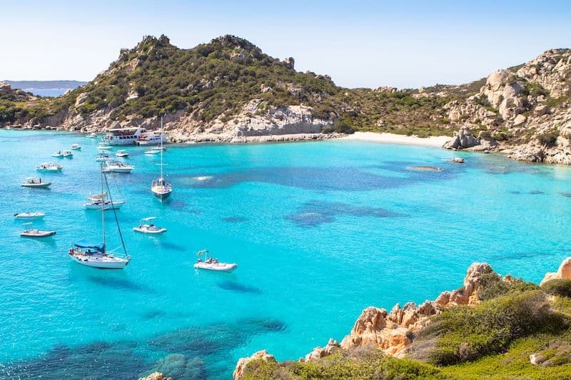 la maddalena anchorage sardinia