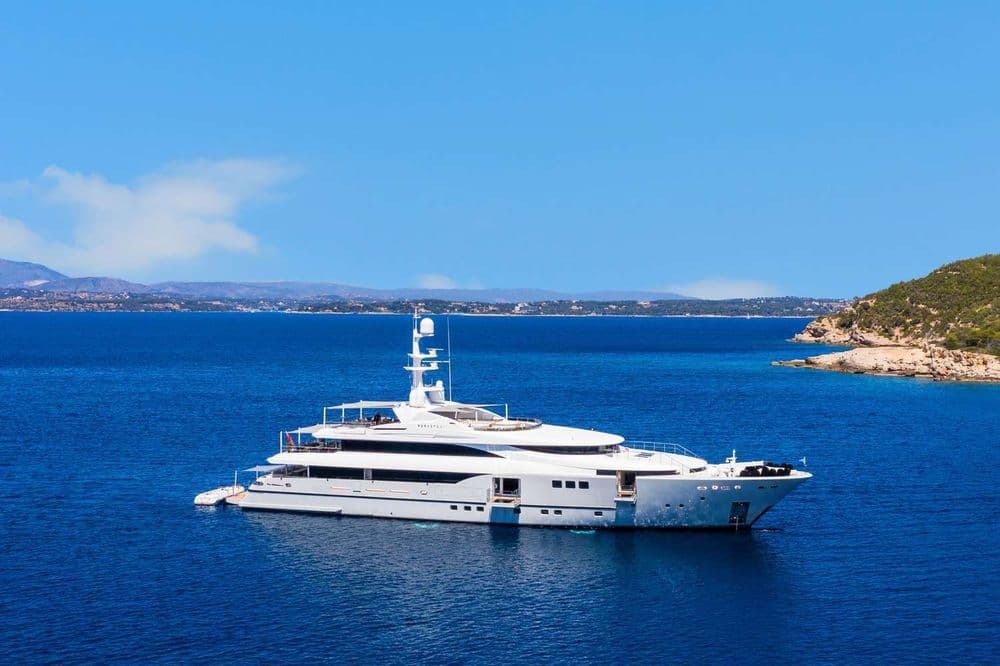 persefoni I main exterior full shot greece crewed yacht