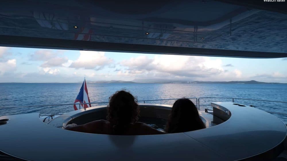 nauti nickel people in jacuzzi