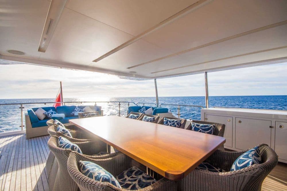 lulu exterior dining area