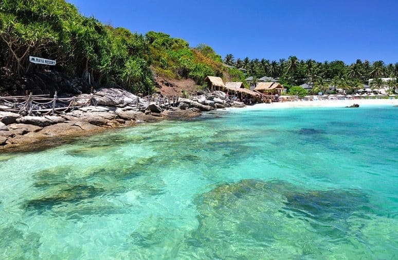 siam bay in koh racha yai aka raya island in phuket thailand