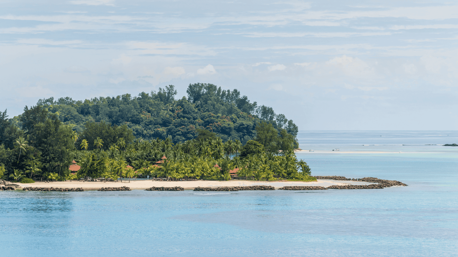 beaches on the sainte anne marine national park seychelles