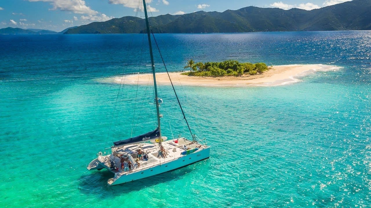 BVI-catamaran-near-island