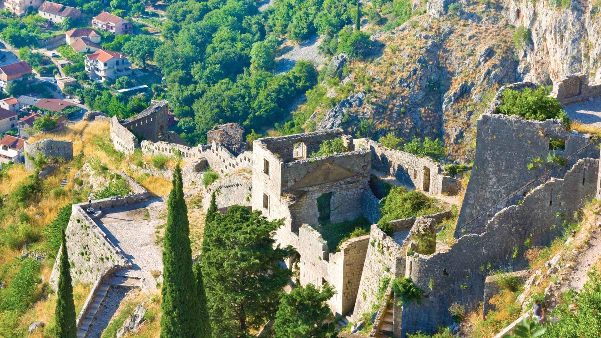 montenegro kotor fortress st johns fortress
