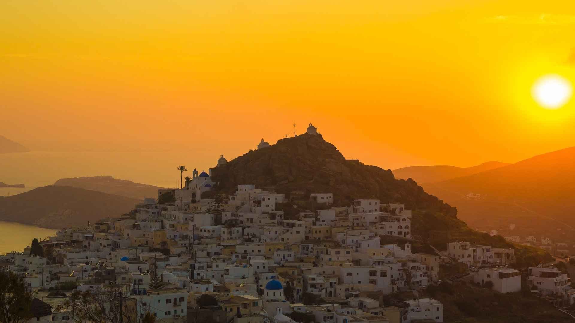 Ios-at-sunset