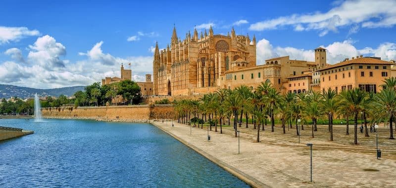 majorca cathedral in the balearics