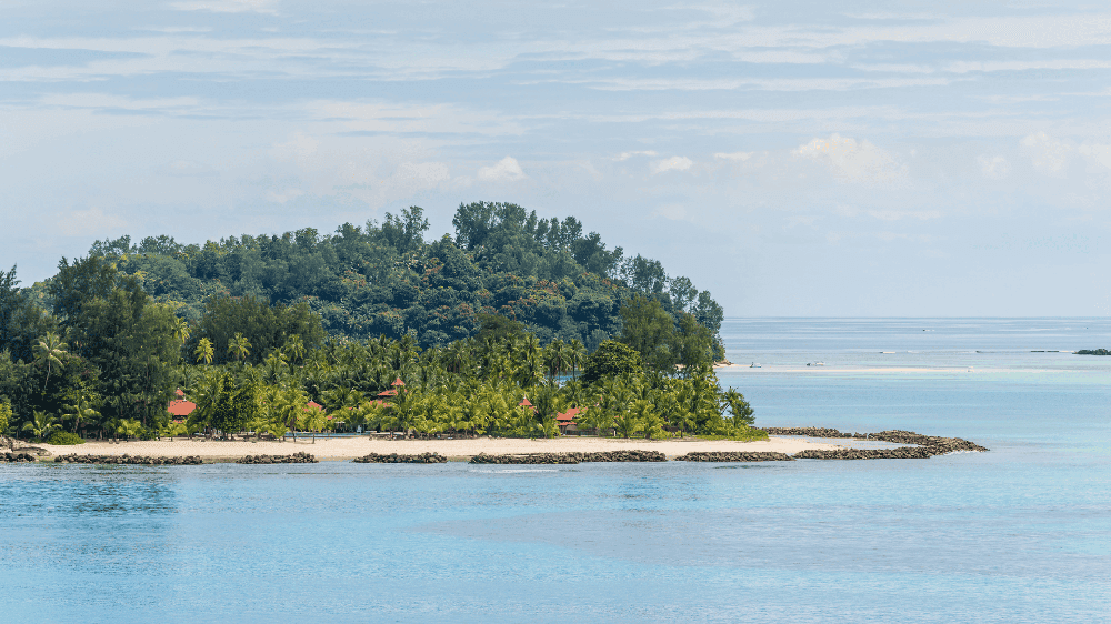 beaches on the sainte anne marine national park seychelles