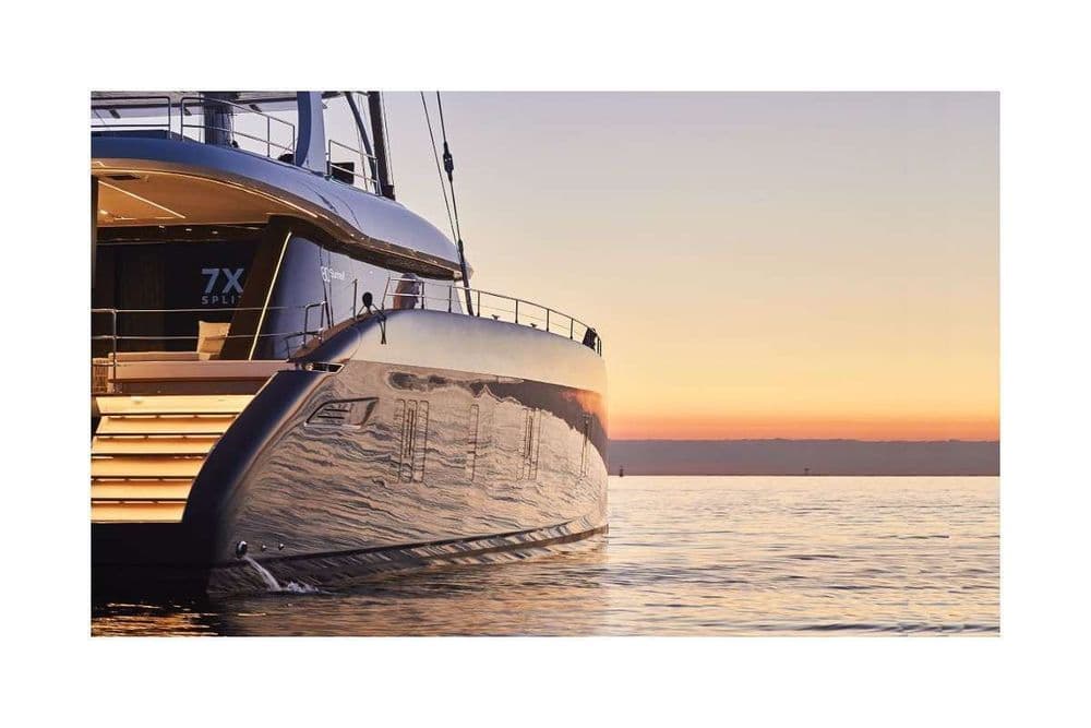 Sunreef 80 7X Exterior at Sunset