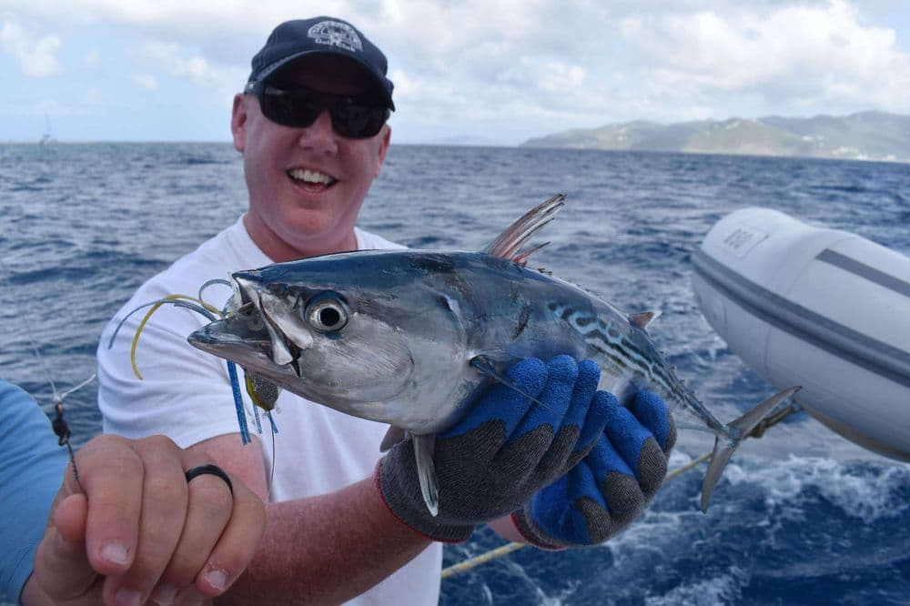 True Story Fishing Man Holding a Fish