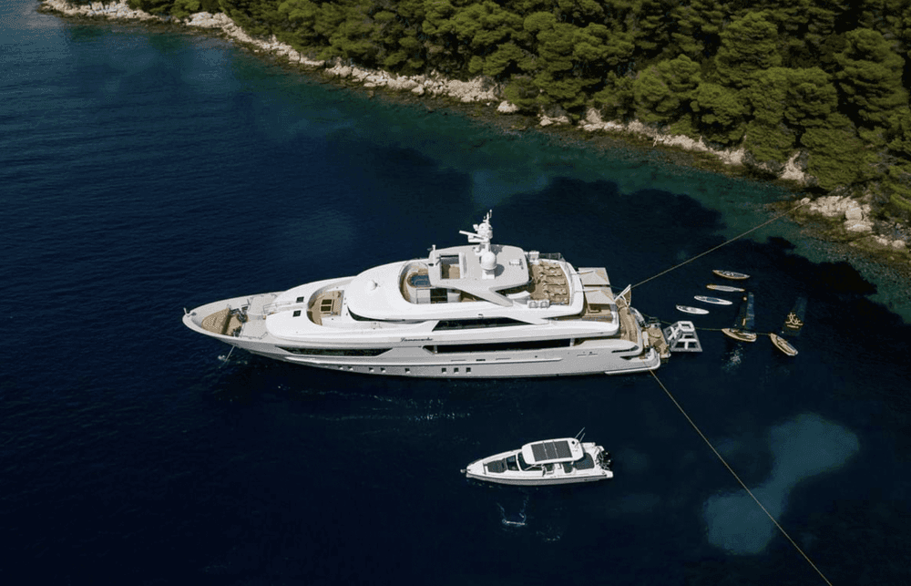 san lorenzo lammouche exterior boat drone shot