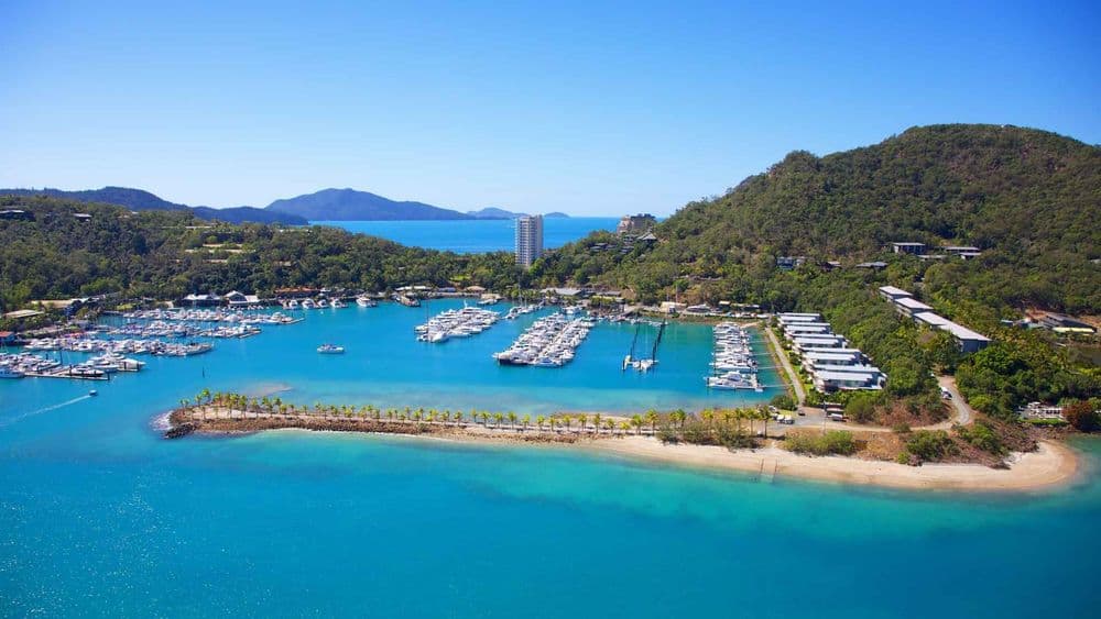 hamilton island aerial