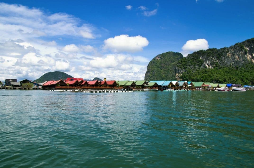 Koh Panyee fishing villiage, which is built on stilts