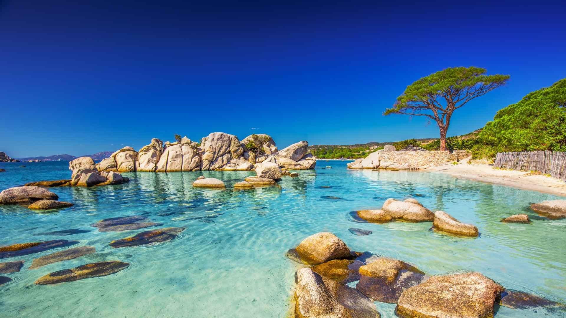 porto vecchio rocks in water