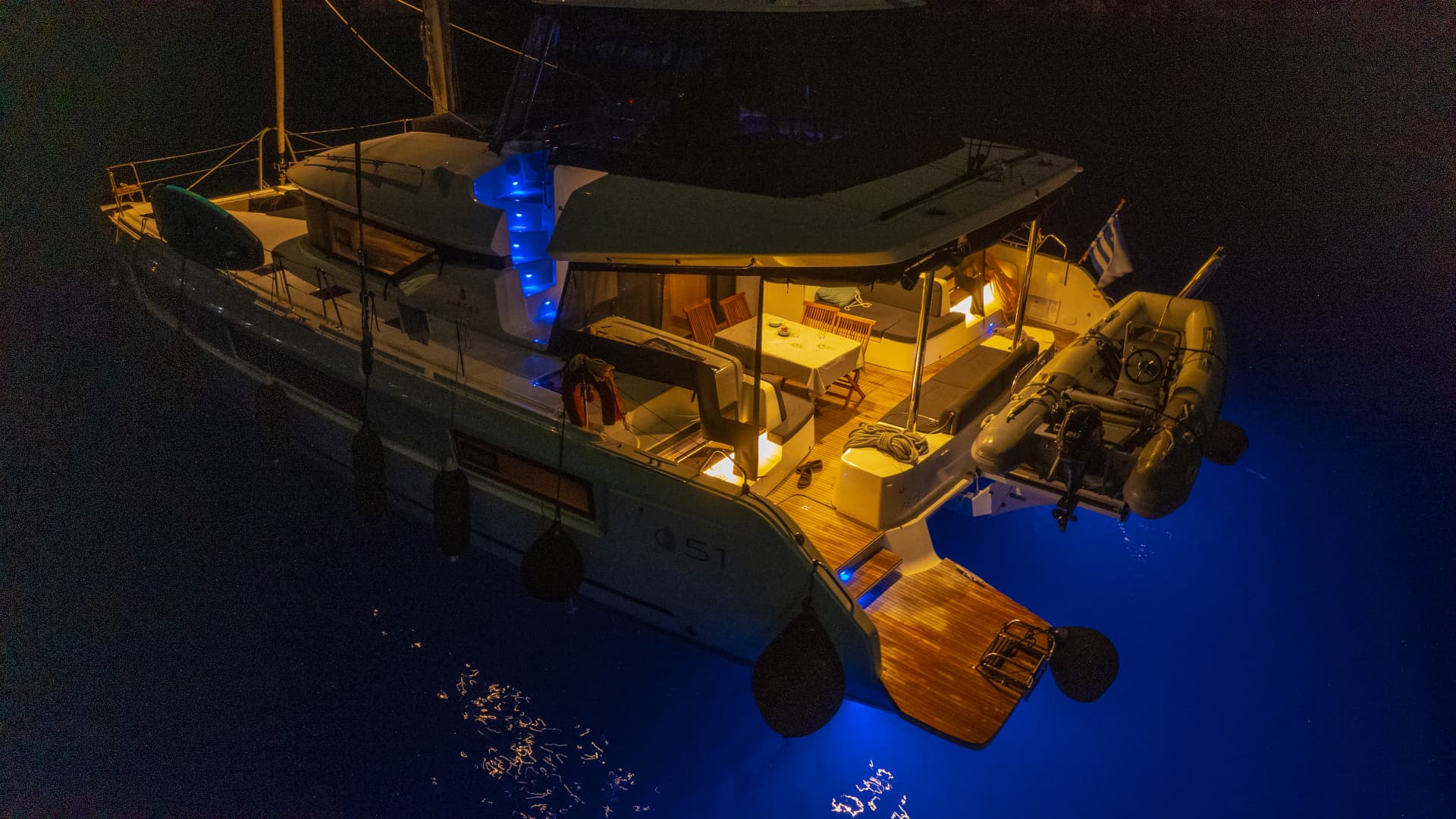 AEGEUS (A/C, Gen, W.Maker, Teak cockpit, underwater lights)