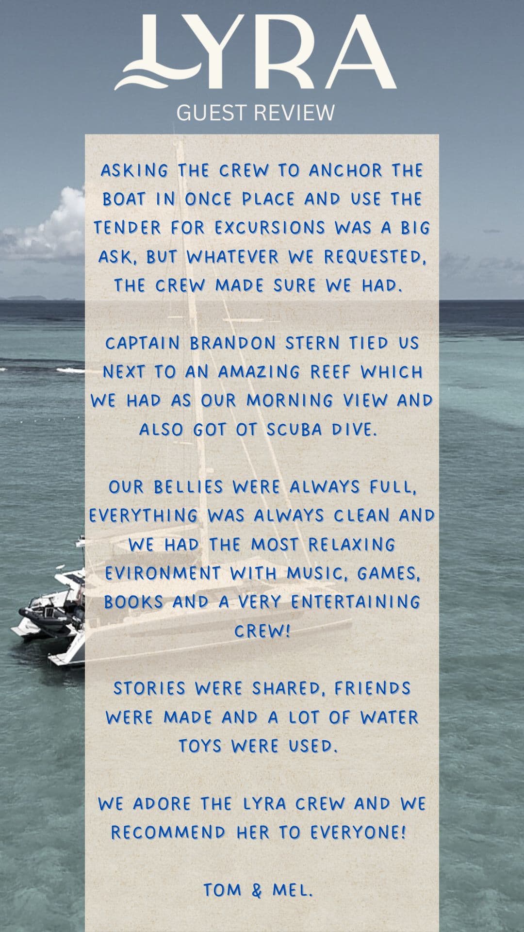 LYRA guest review
