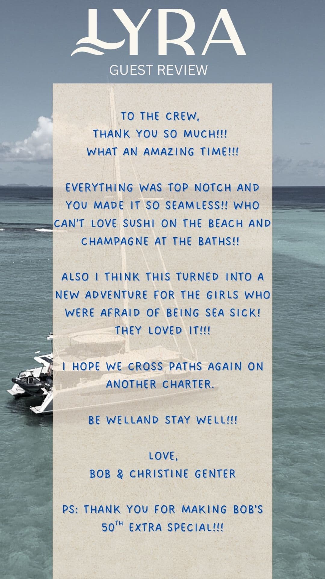 LYRA guest review