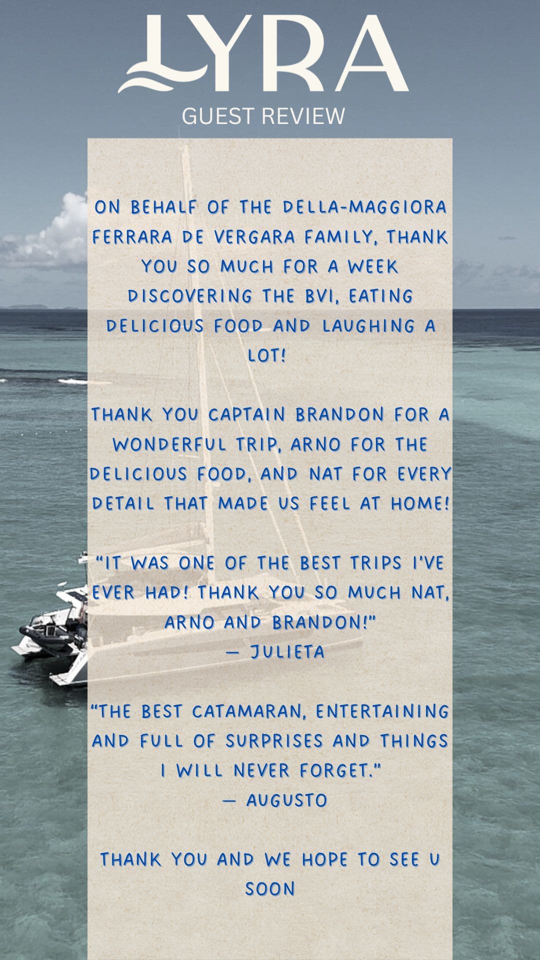 LYRA guest review