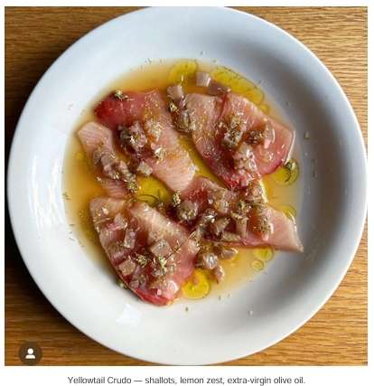 Sample menu image