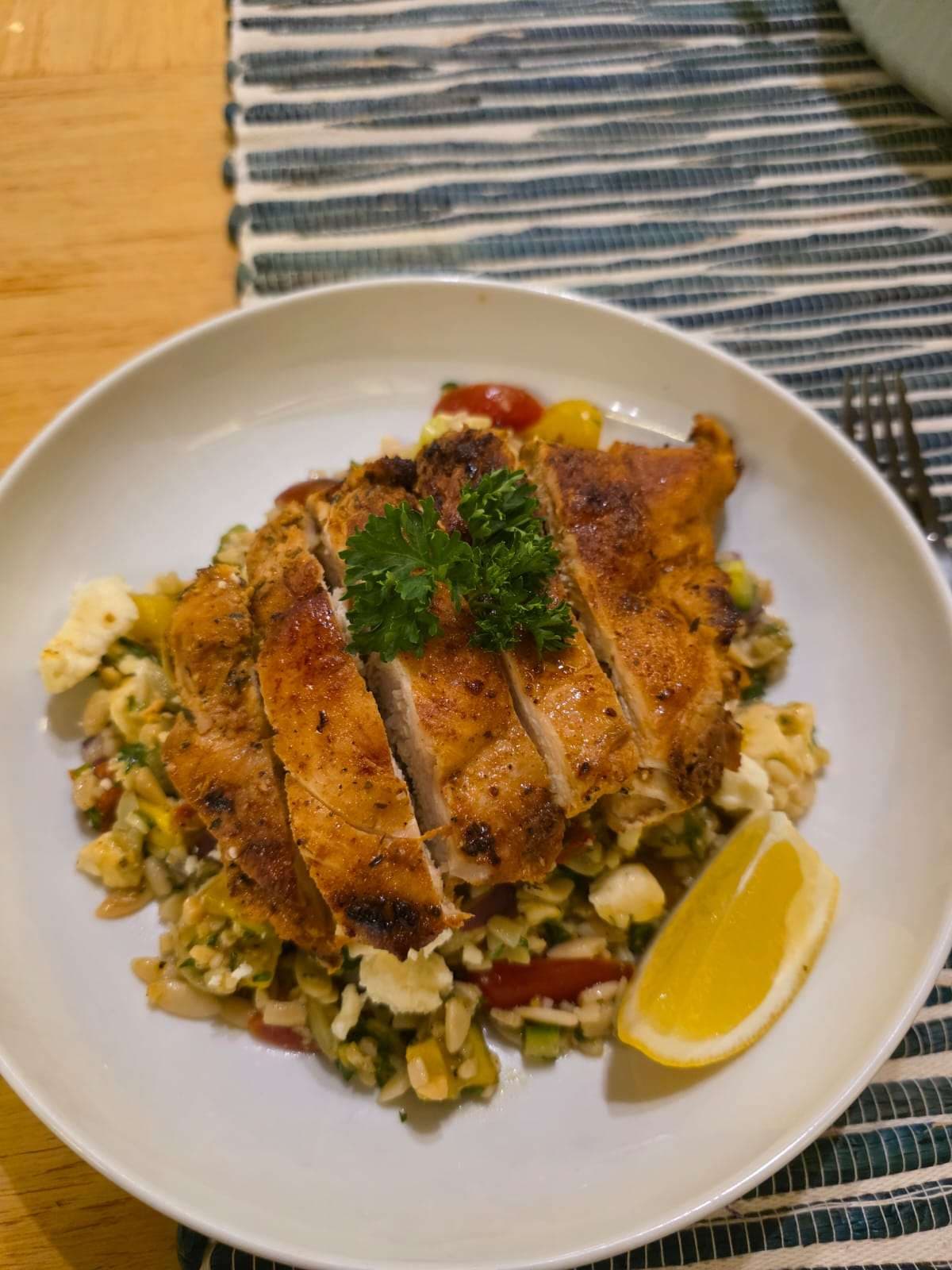 Sample menu image