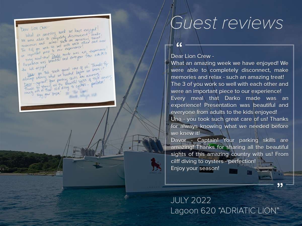 ADRIATIC LION guest review