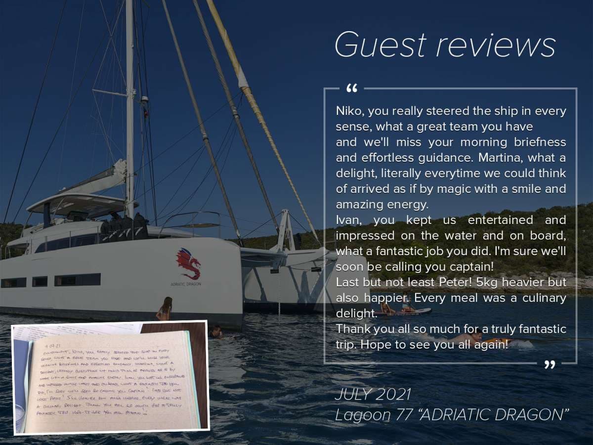 ADRIATIC DRAGON guest review