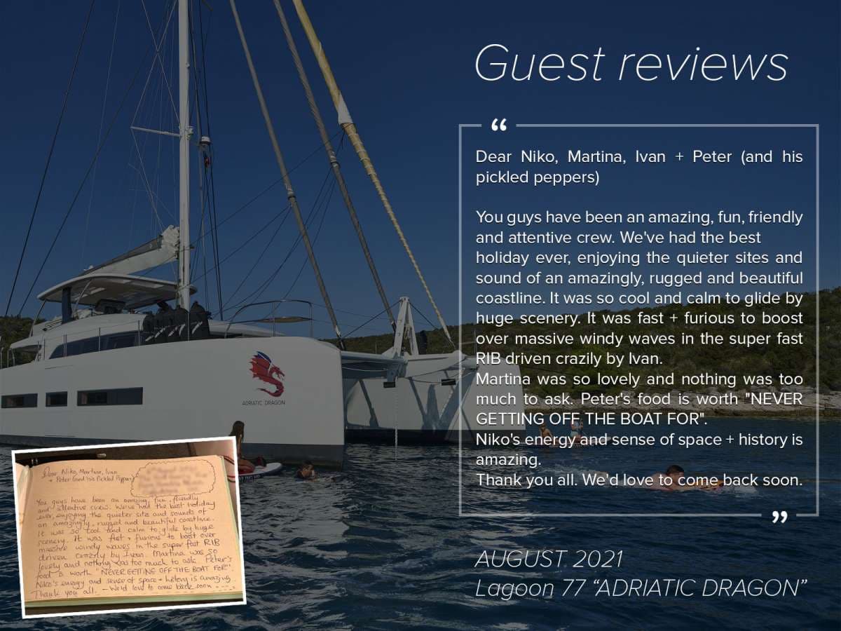 ADRIATIC DRAGON guest review
