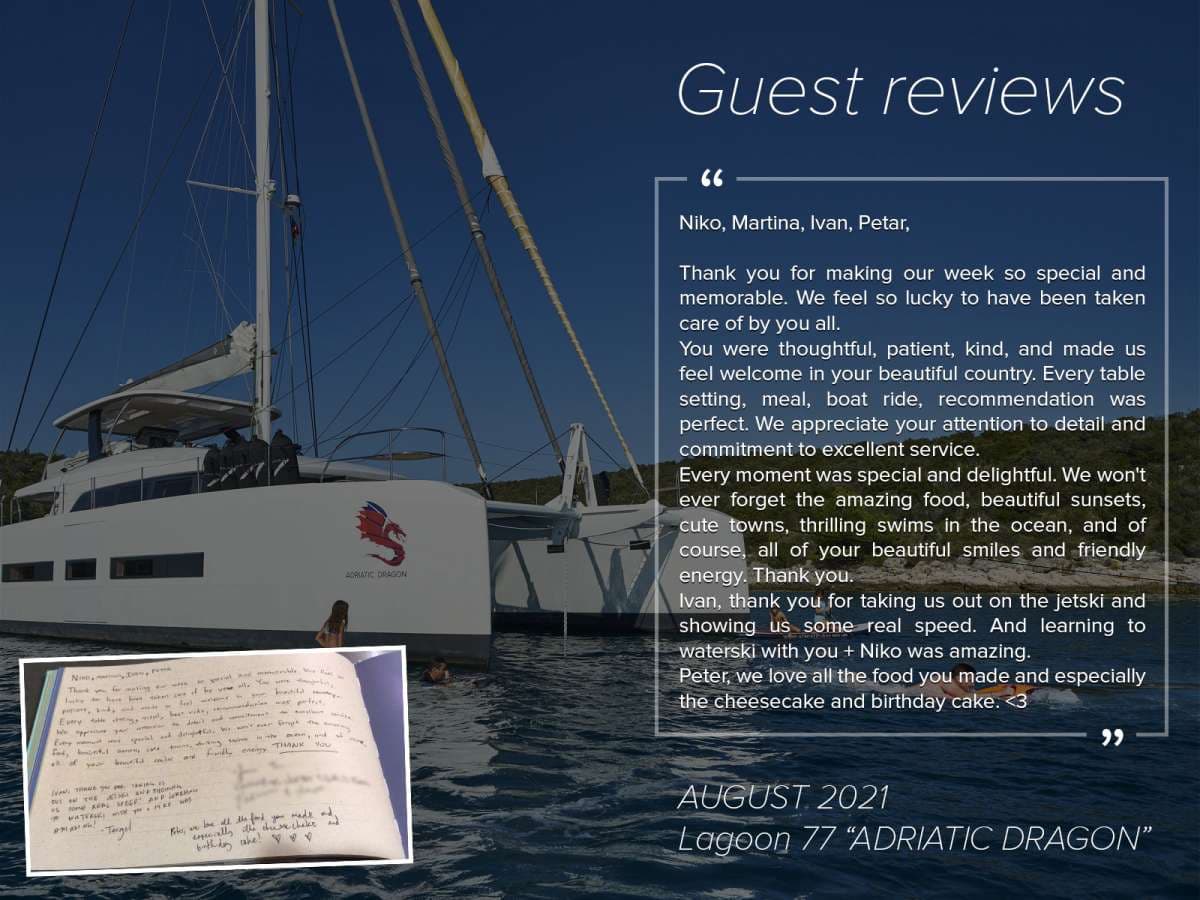 ADRIATIC DRAGON guest review
