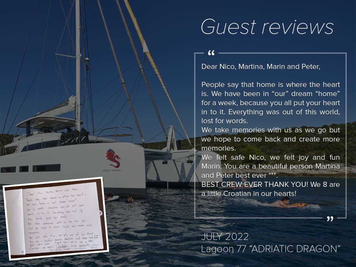 ADRIATIC DRAGON guest review