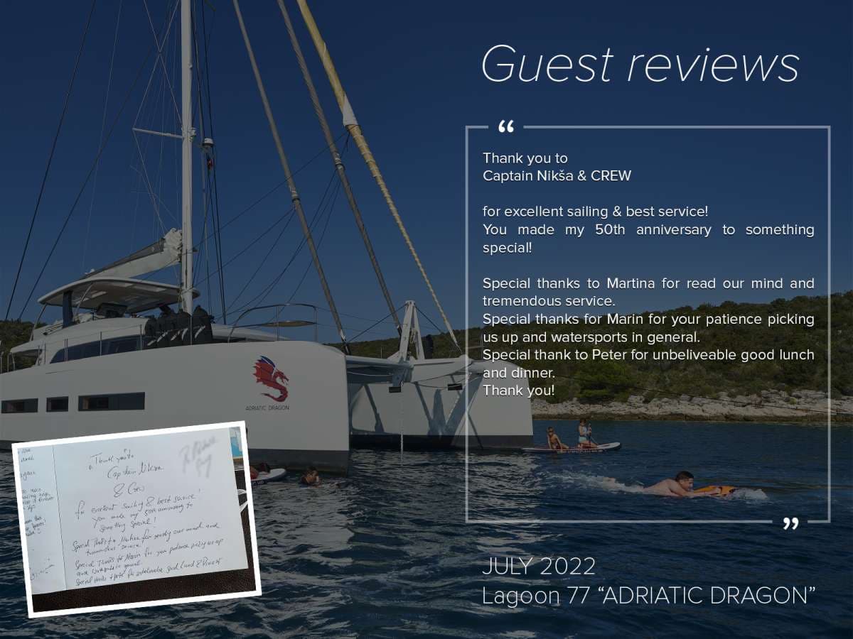 ADRIATIC DRAGON guest review