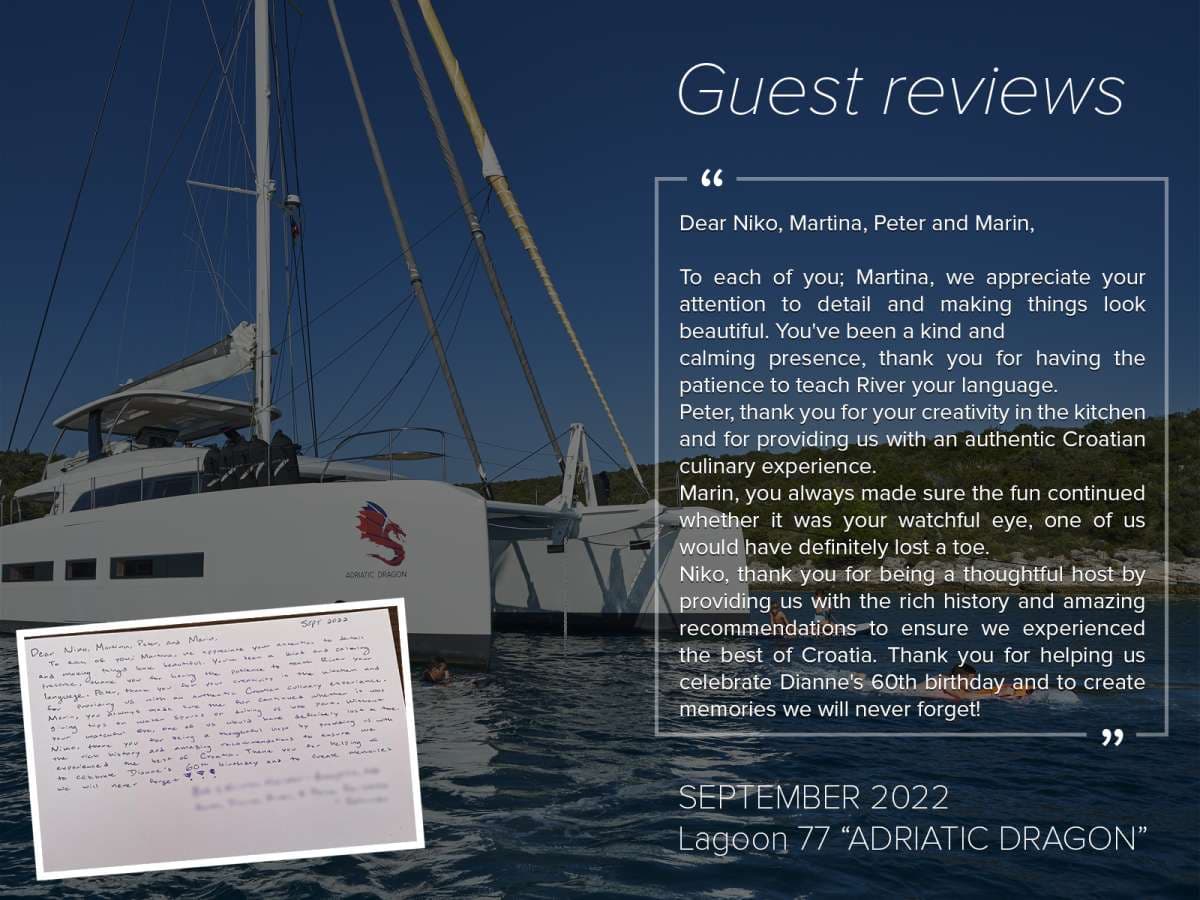 ADRIATIC DRAGON guest review