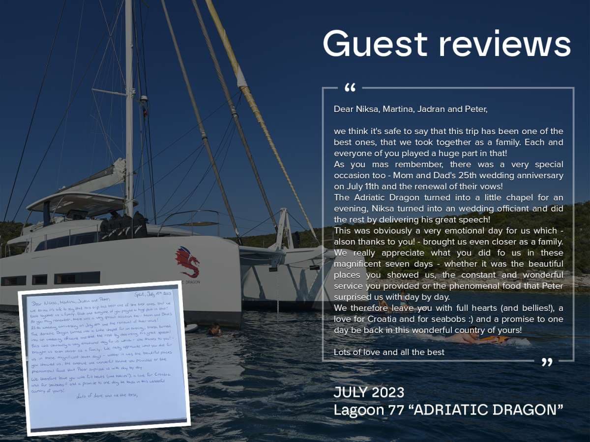 ADRIATIC DRAGON guest review