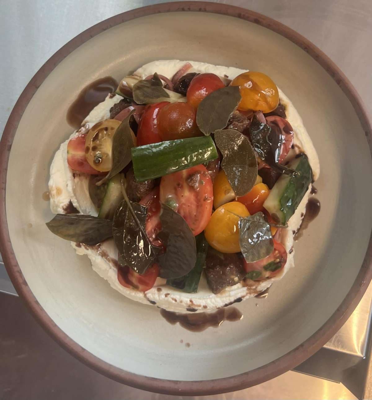 Sample menu image