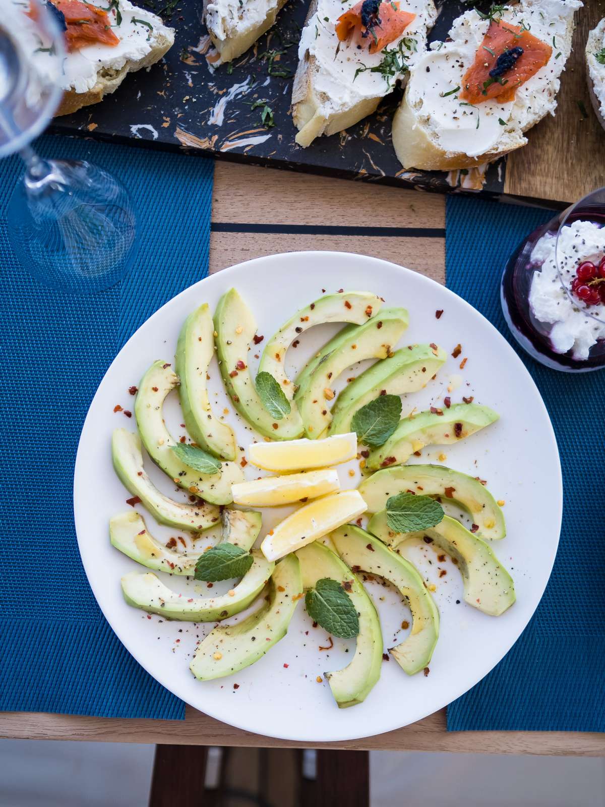 Sample menu image