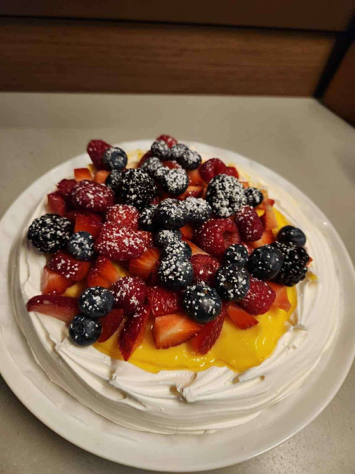 Sample menu image