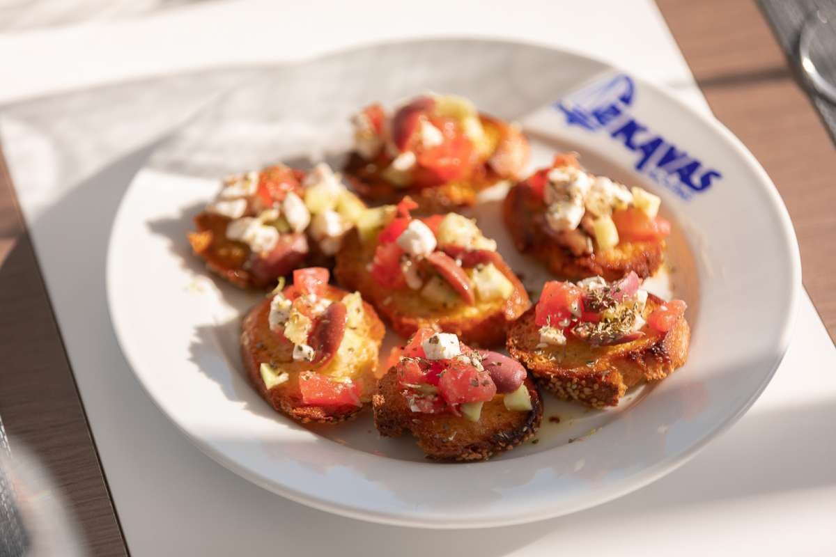 Sample menu image