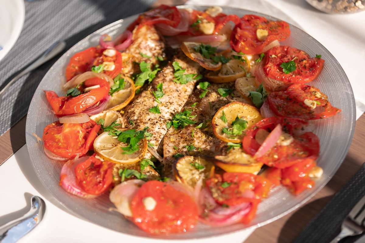 Sample menu image
