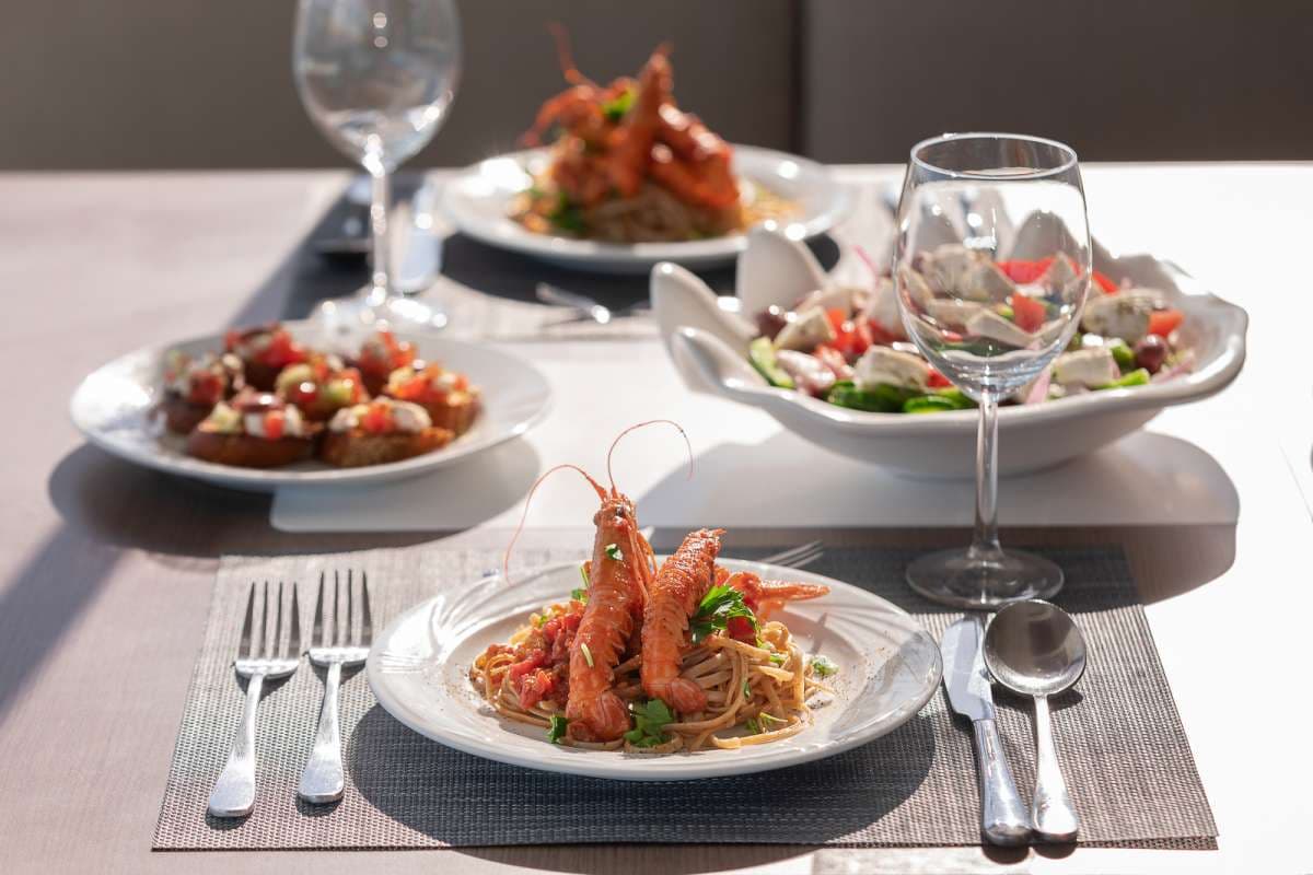 Sample menu image