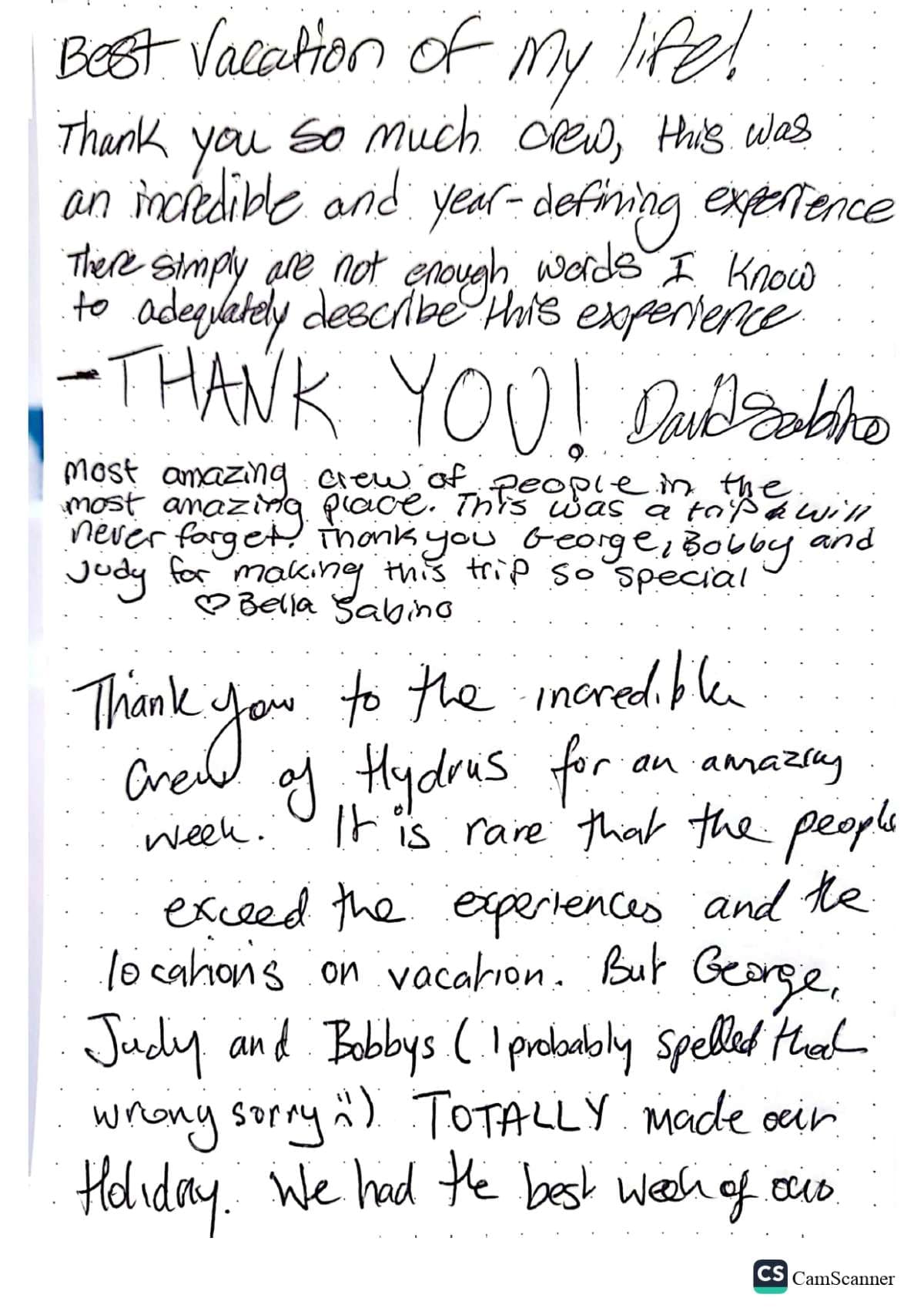 HYDRUS guest review