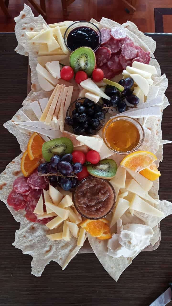 Sample menu image