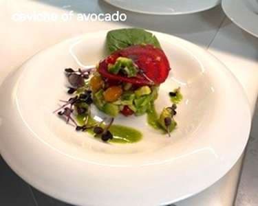 Sample menu image