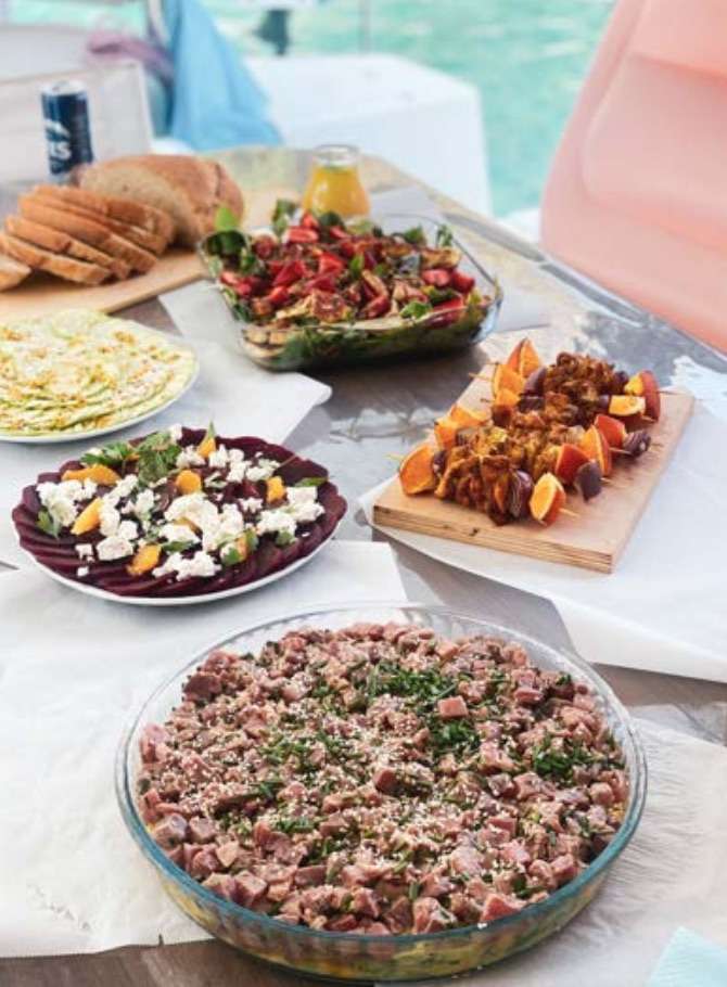 Sample menu image