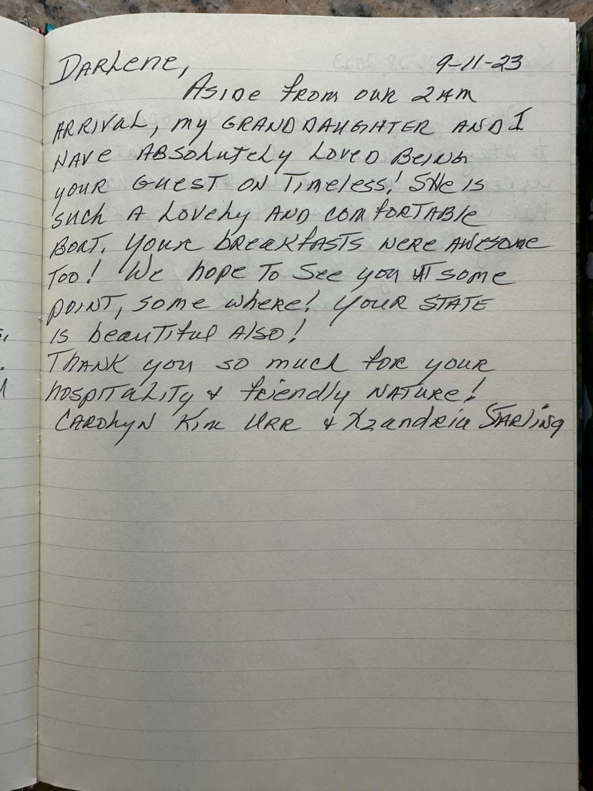 TIMELESS 62 guest review