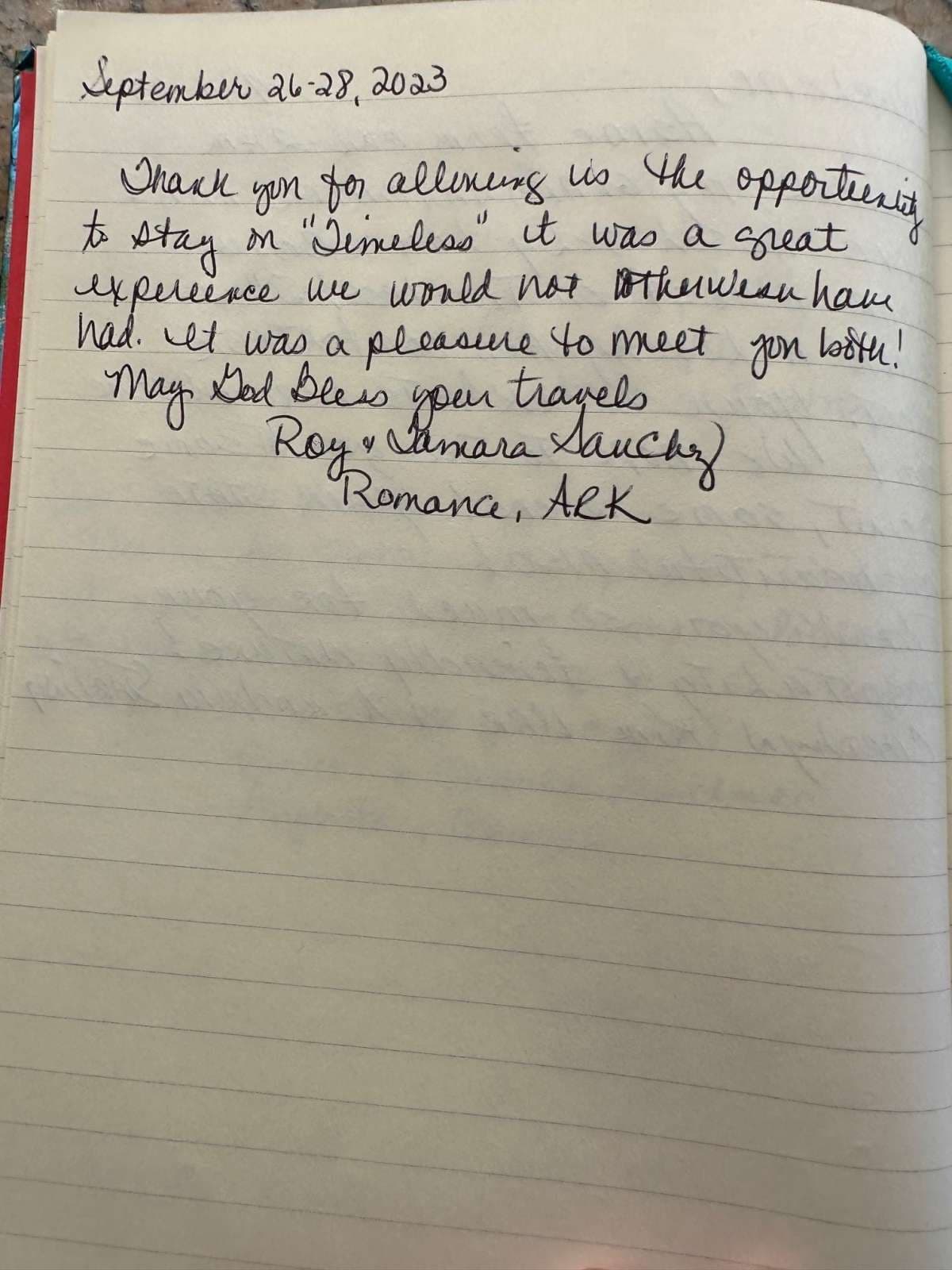 TIMELESS 62 guest review